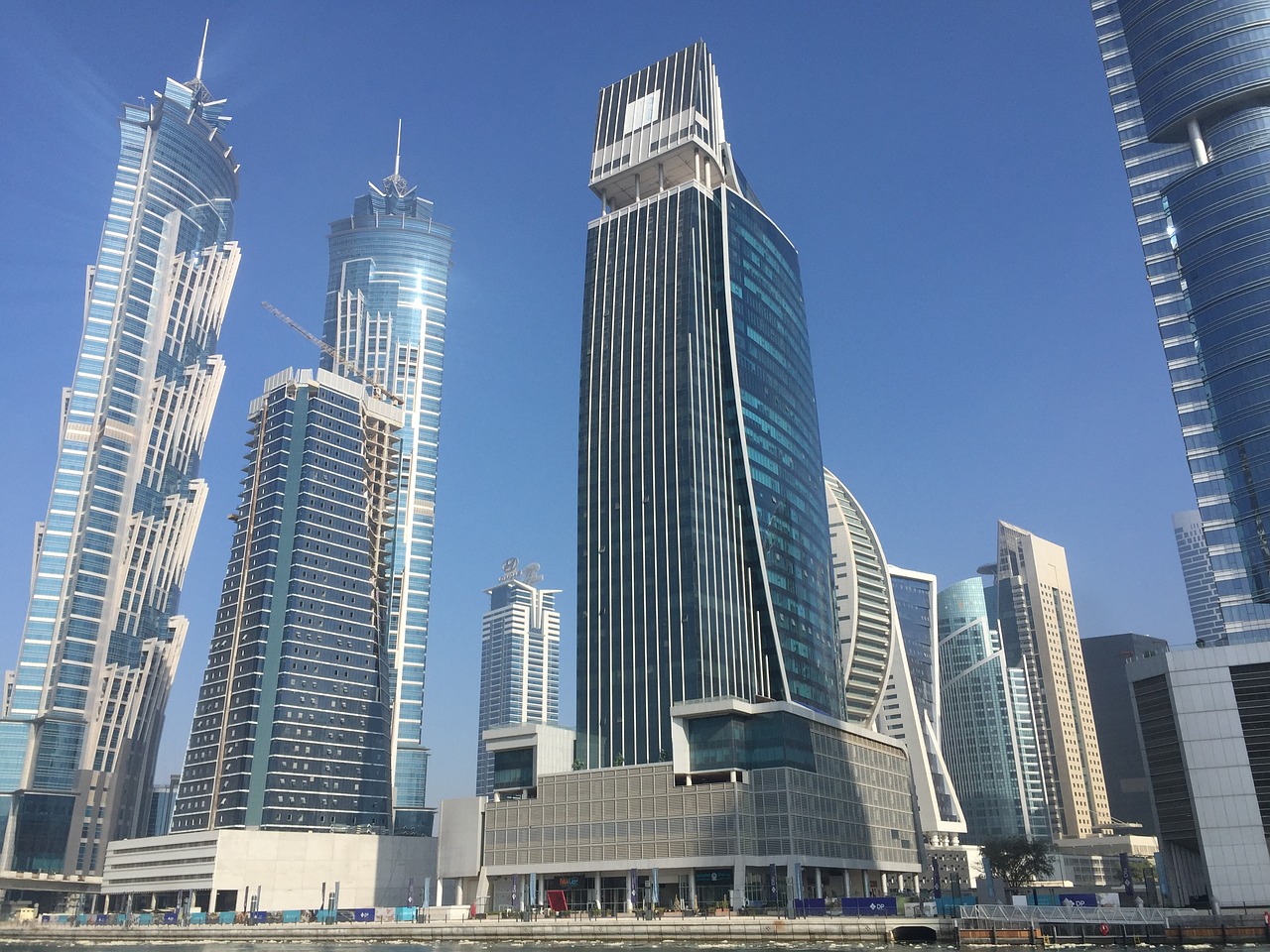 dubai skyline architecture free photo