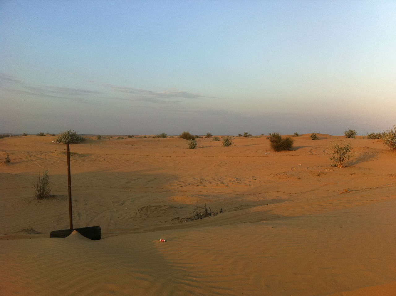 dubai desert sunset free photo