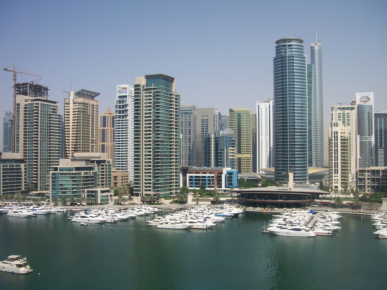 dubai marina view free photo