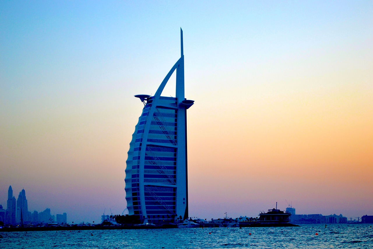 dubai burj al arab uae free photo