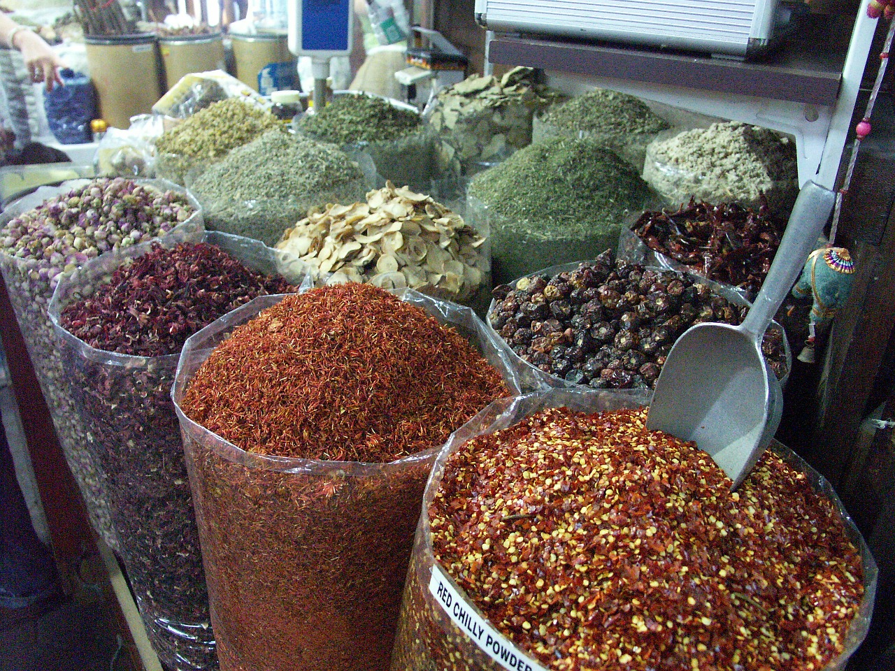 dubai market spice free photo