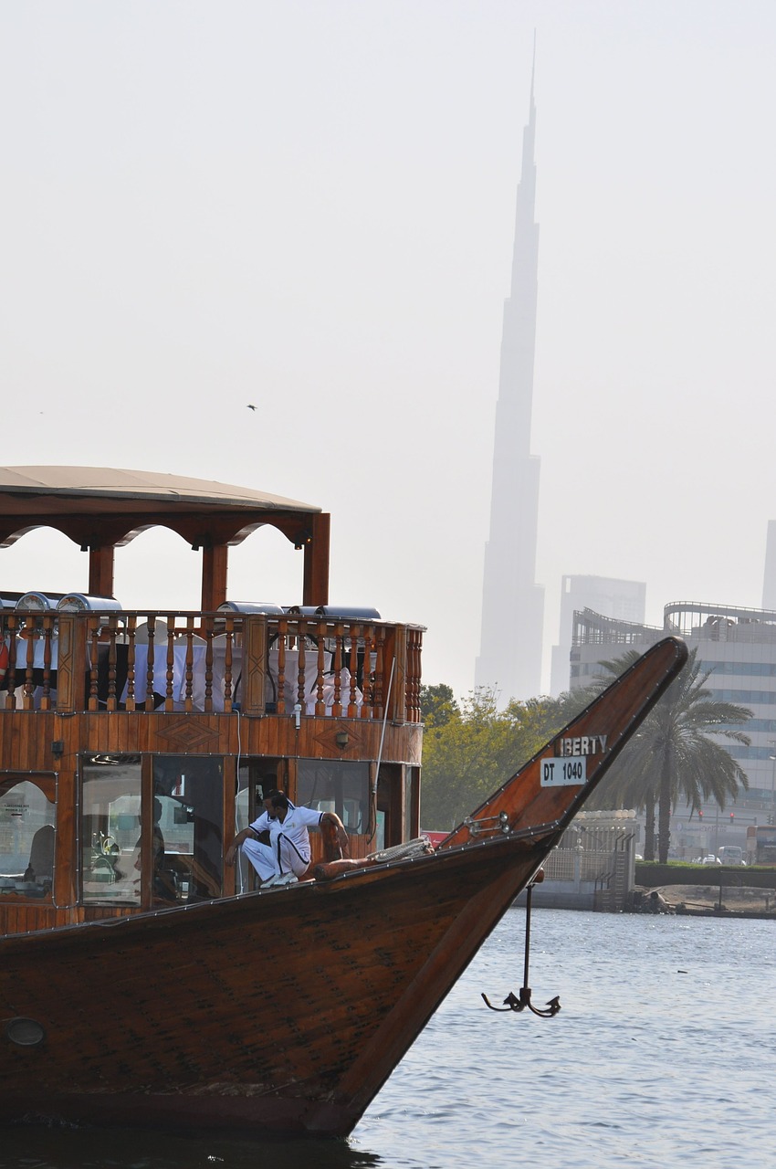 dubai ferry anchor free photo