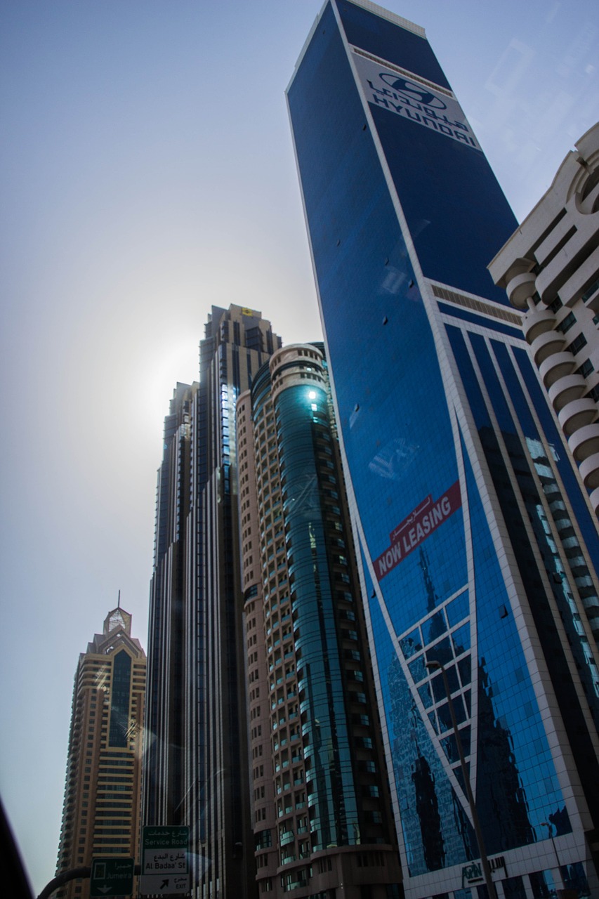 dubai skyscraper skyscrapers free photo