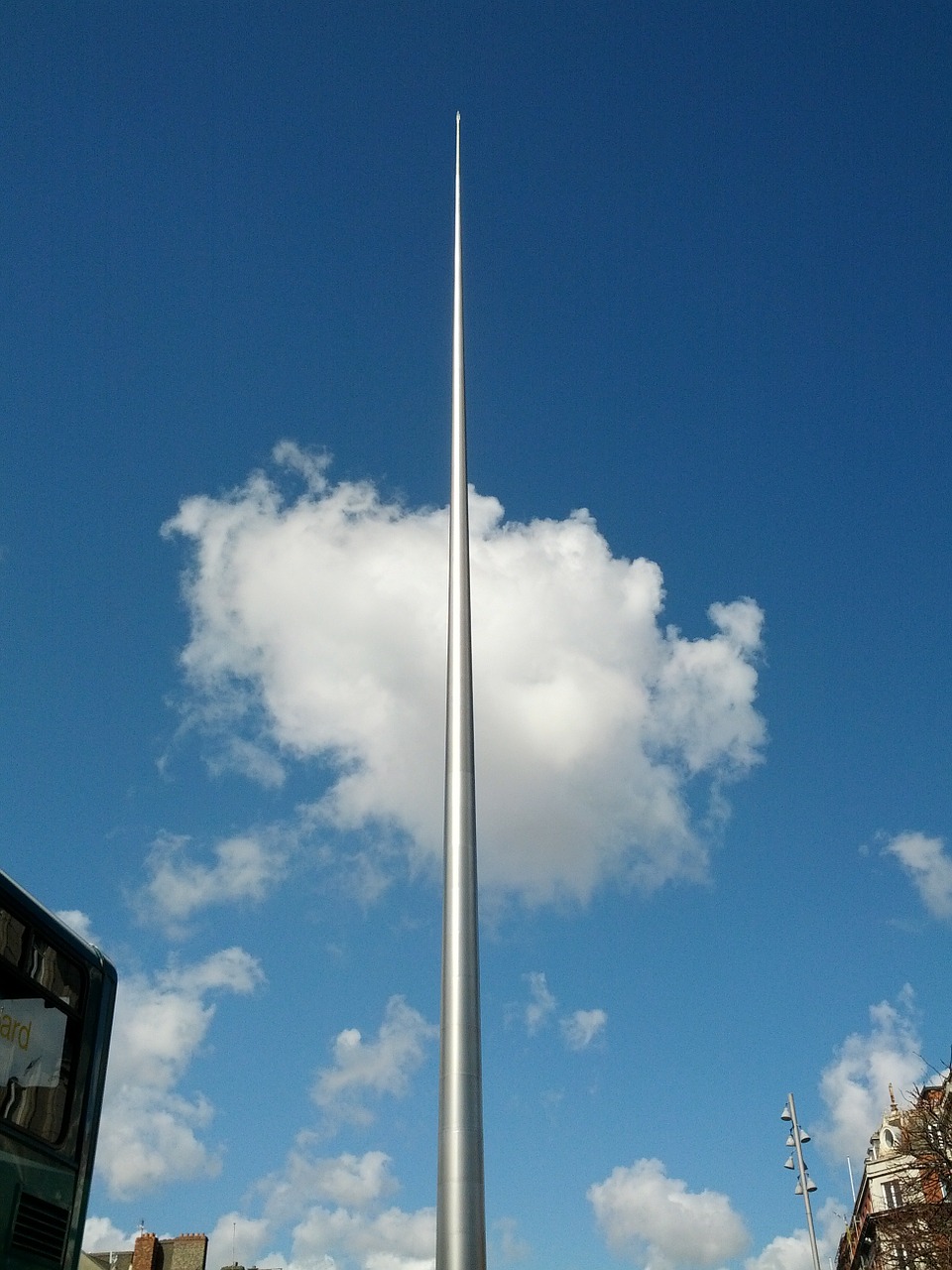 dublin the spire cloud free photo