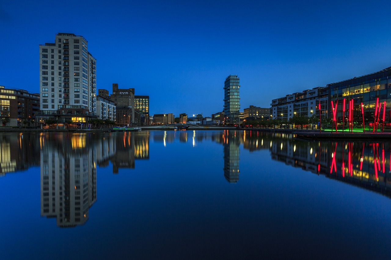 dublin night blue free photo