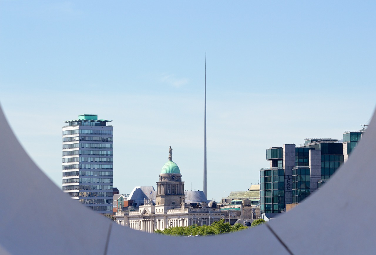 dublin skyline ireland free photo