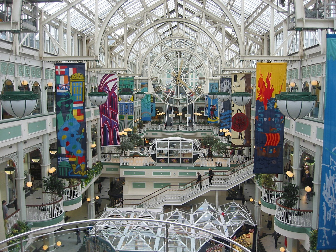 dublin ireland shopping centre free photo