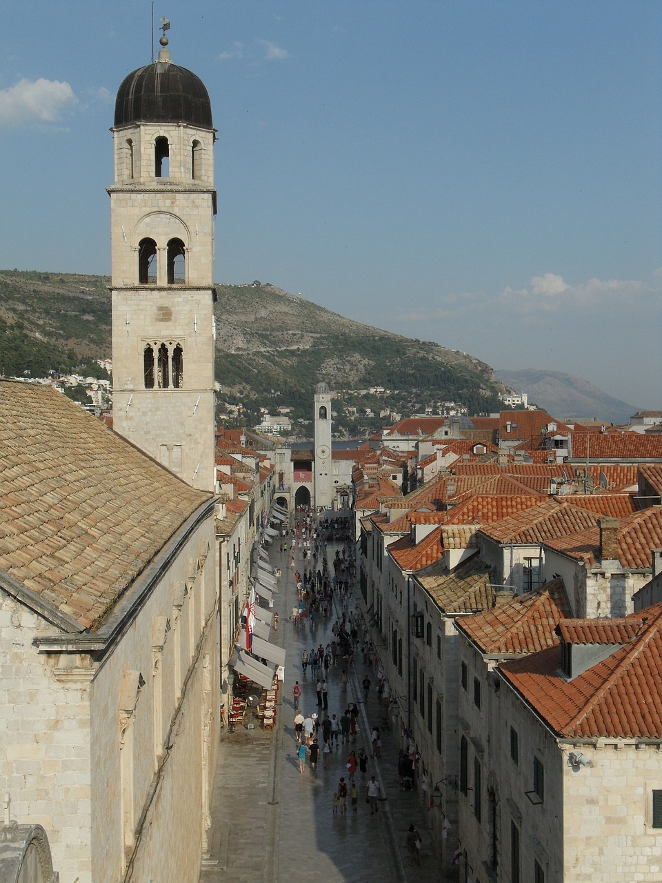 dubrovnik old town main road free photo