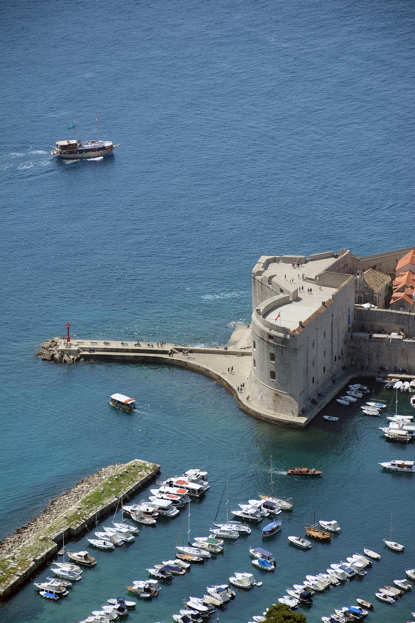 dubrovnik port old town free photo