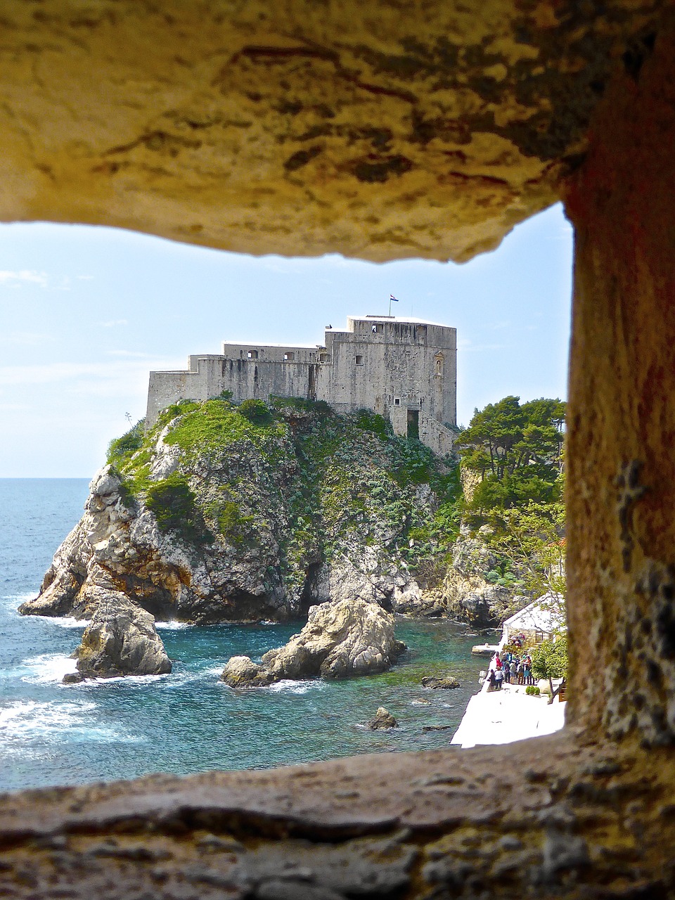 dubrovnik fortification defense free photo