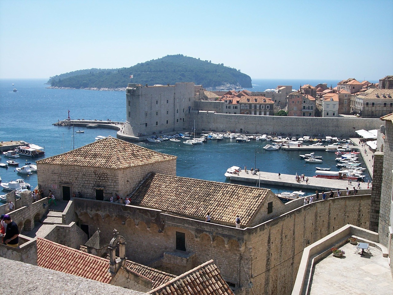 dubrovnik bay city free photo