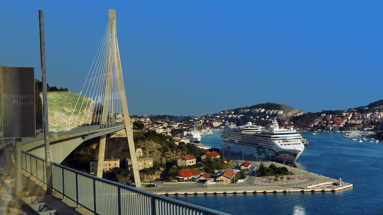 dubrovnik viaduct port free photo