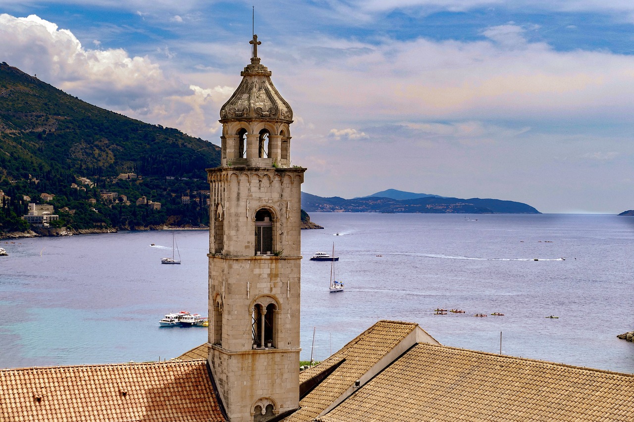 dubrovnik old town croatia  water  travel free photo