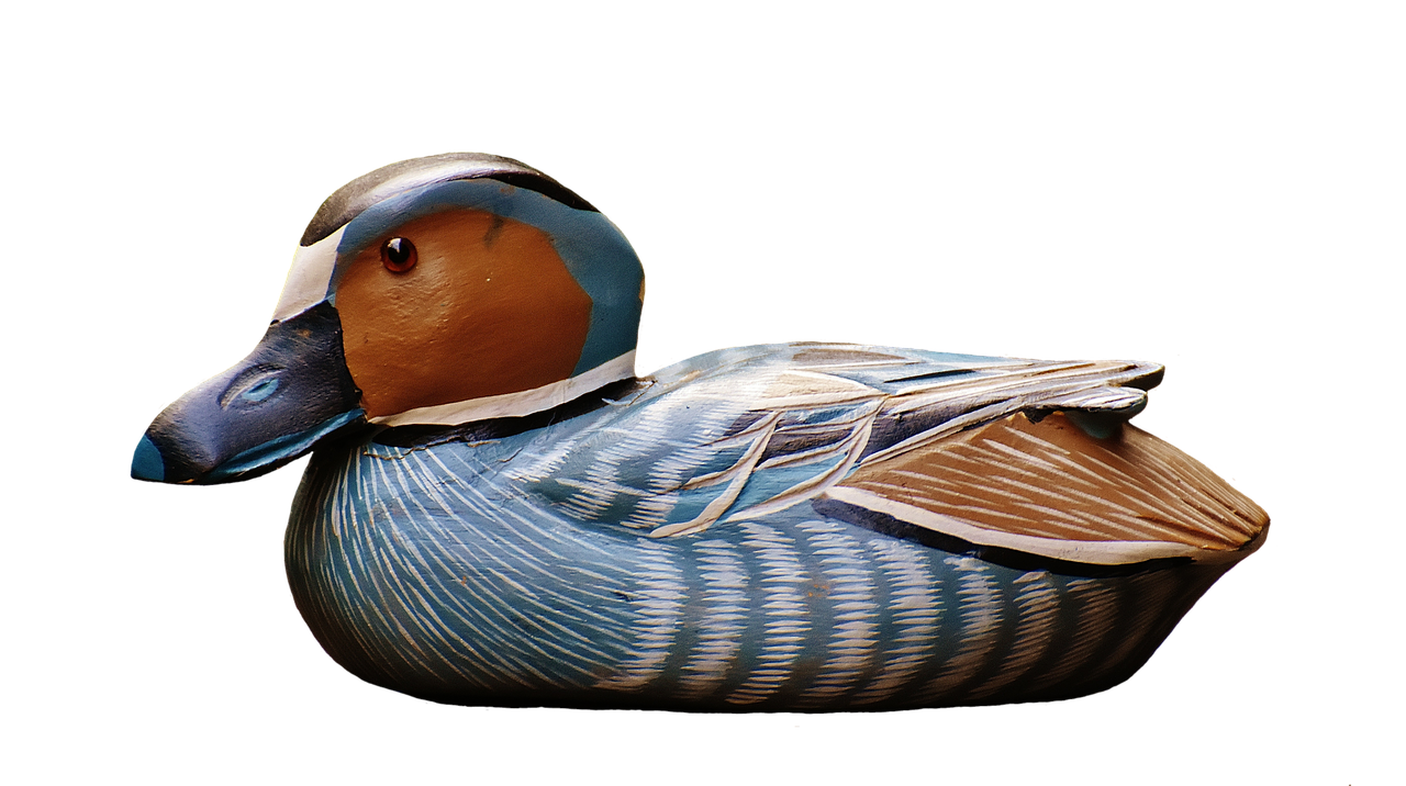 duck deco figure free photo