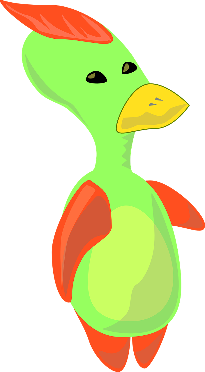 duck character cartoon free photo