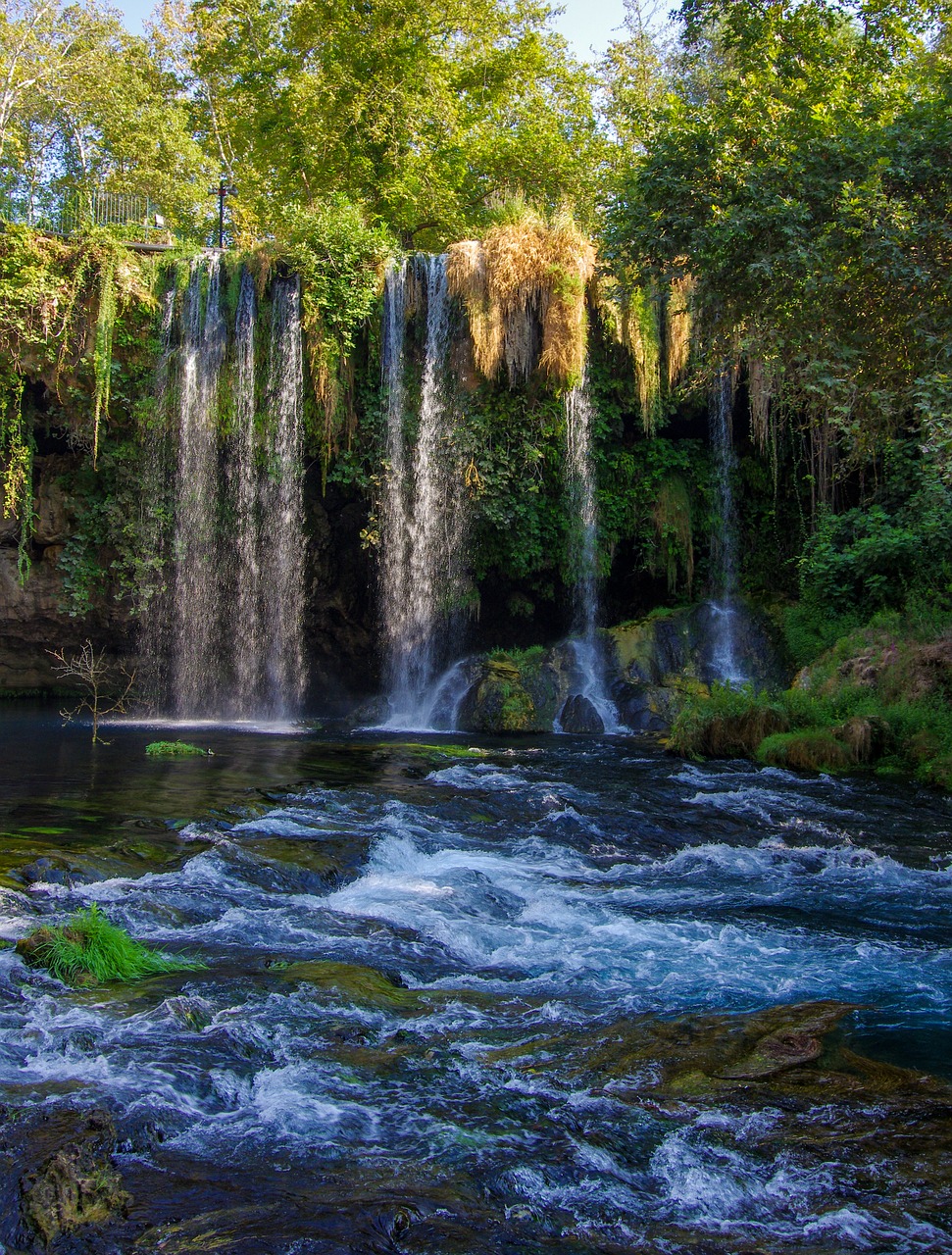 duden waterfalls antalya duden free photo