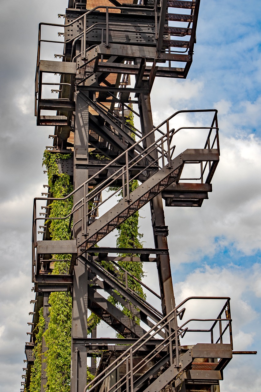 duisburg steel mill factory free photo