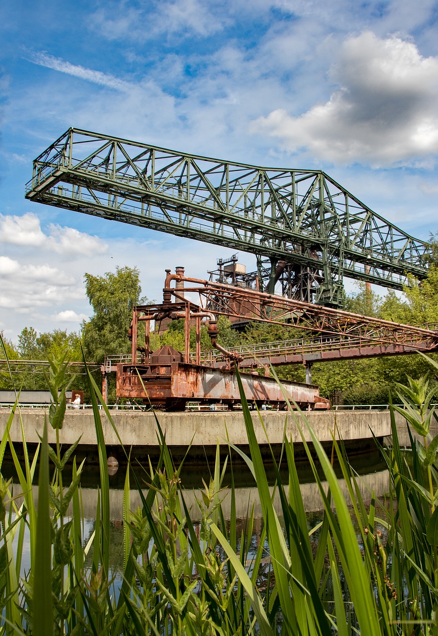 duisburg steel mill factory free photo