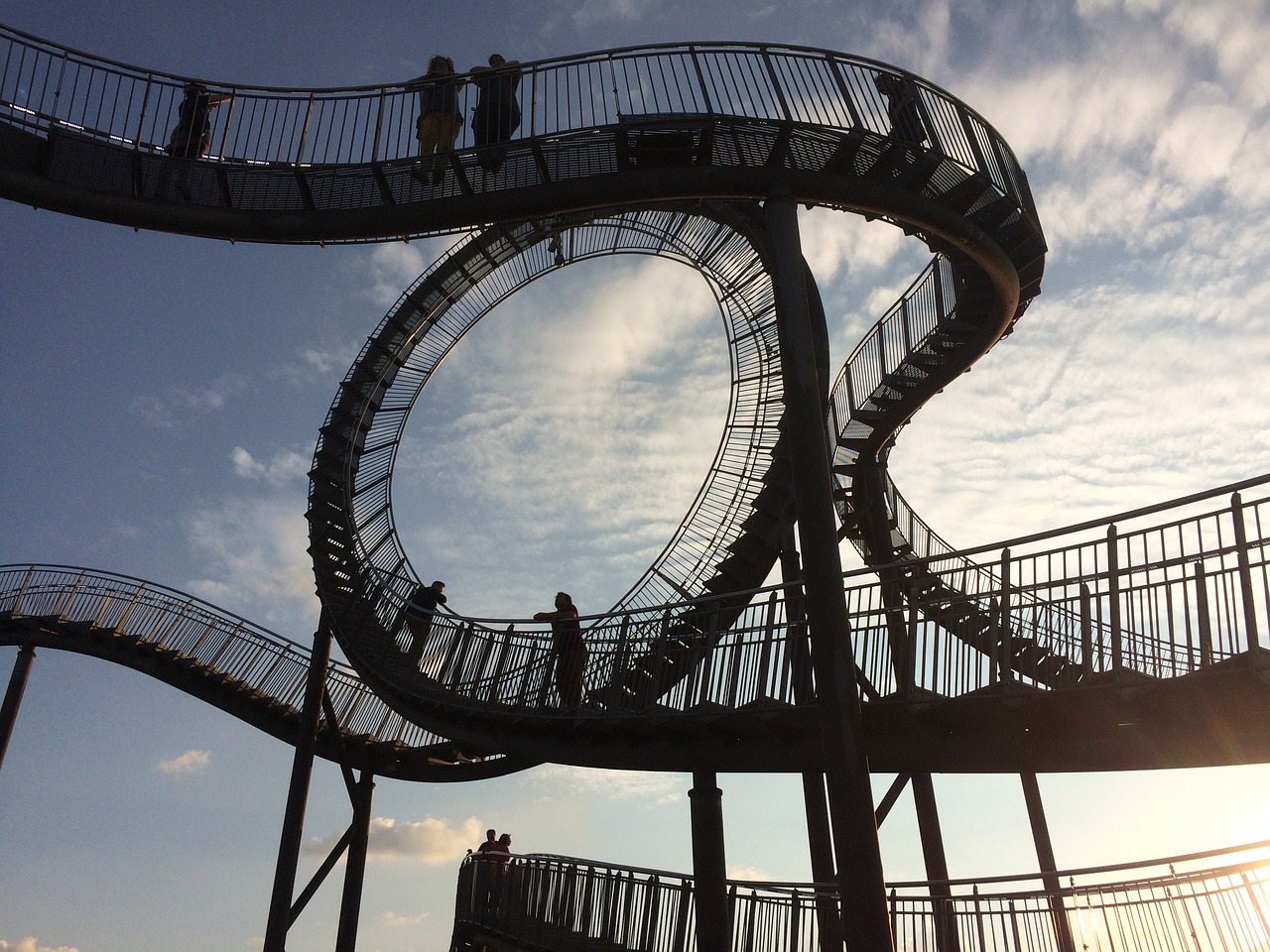 duisburg tiger and turtle roller coaster free photo