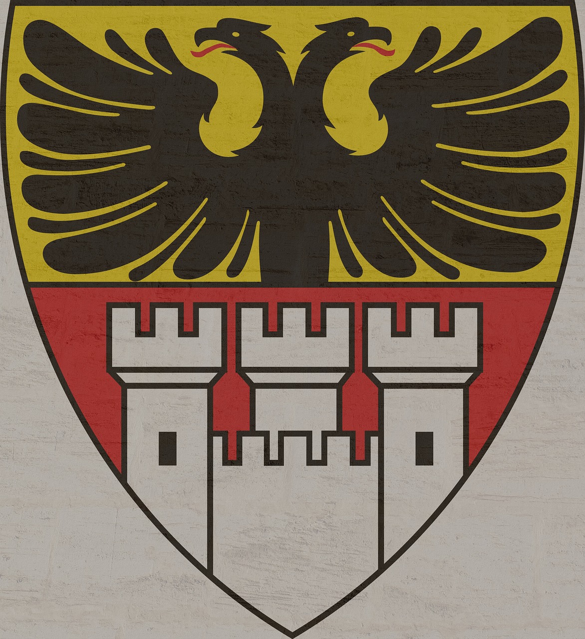 duisburg coat of arms city of duisburg free photo