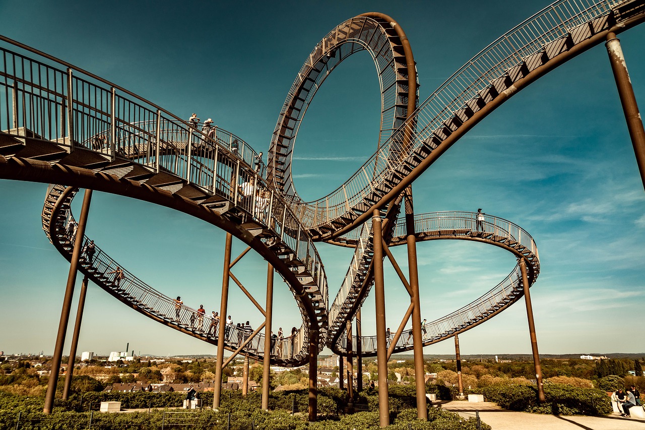 duisburg  tiger and turtle  ruhr area free photo