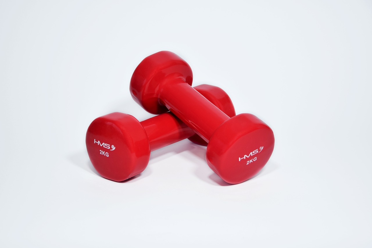 dumbbell weights exercise free photo