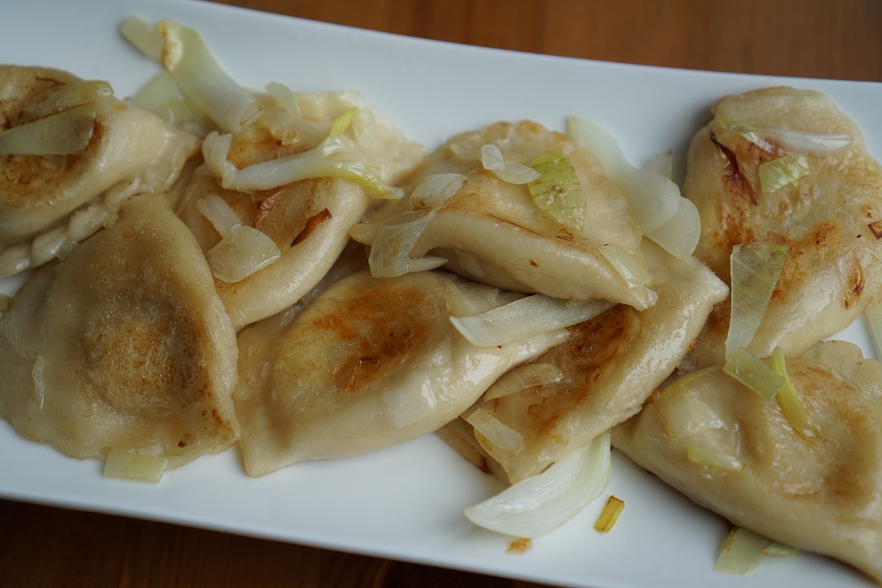 dumplings pierogi ruskie onion free photo