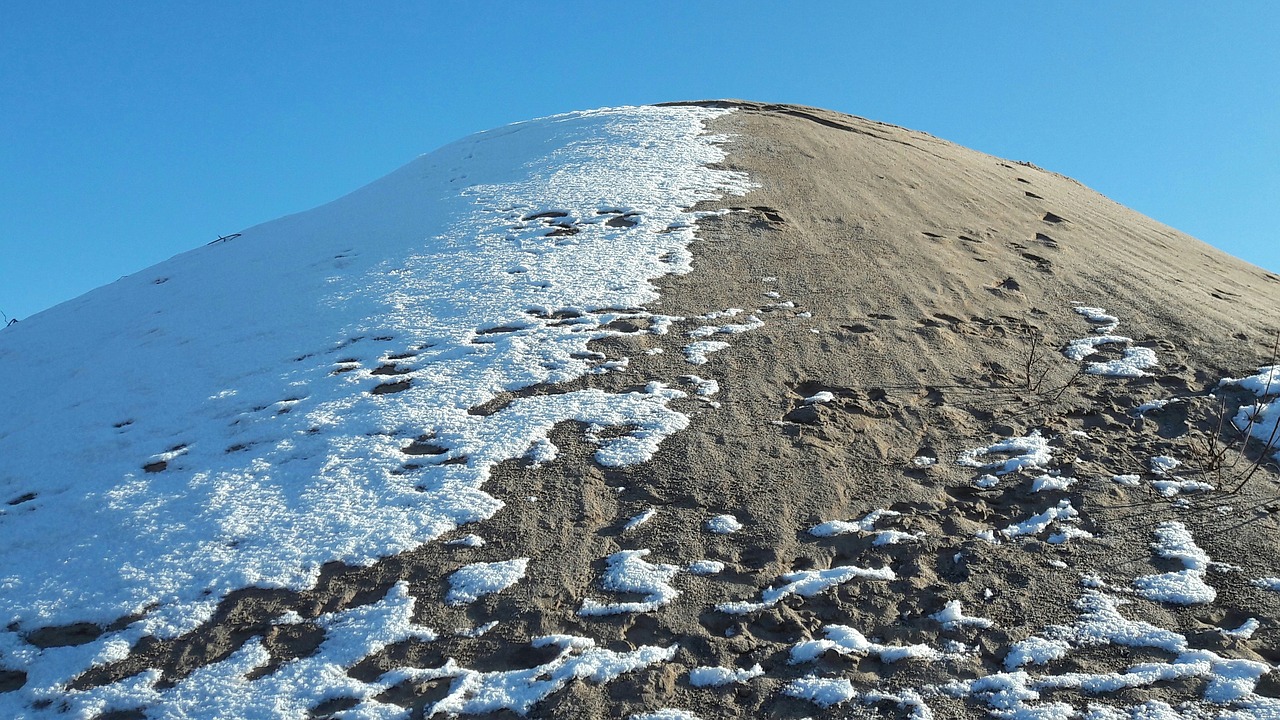 dune snow sand free photo