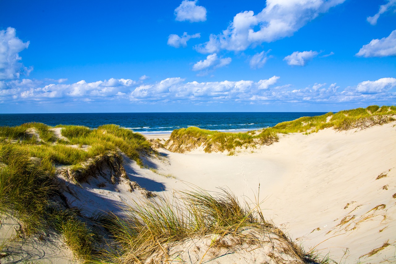 dune sea sky free photo