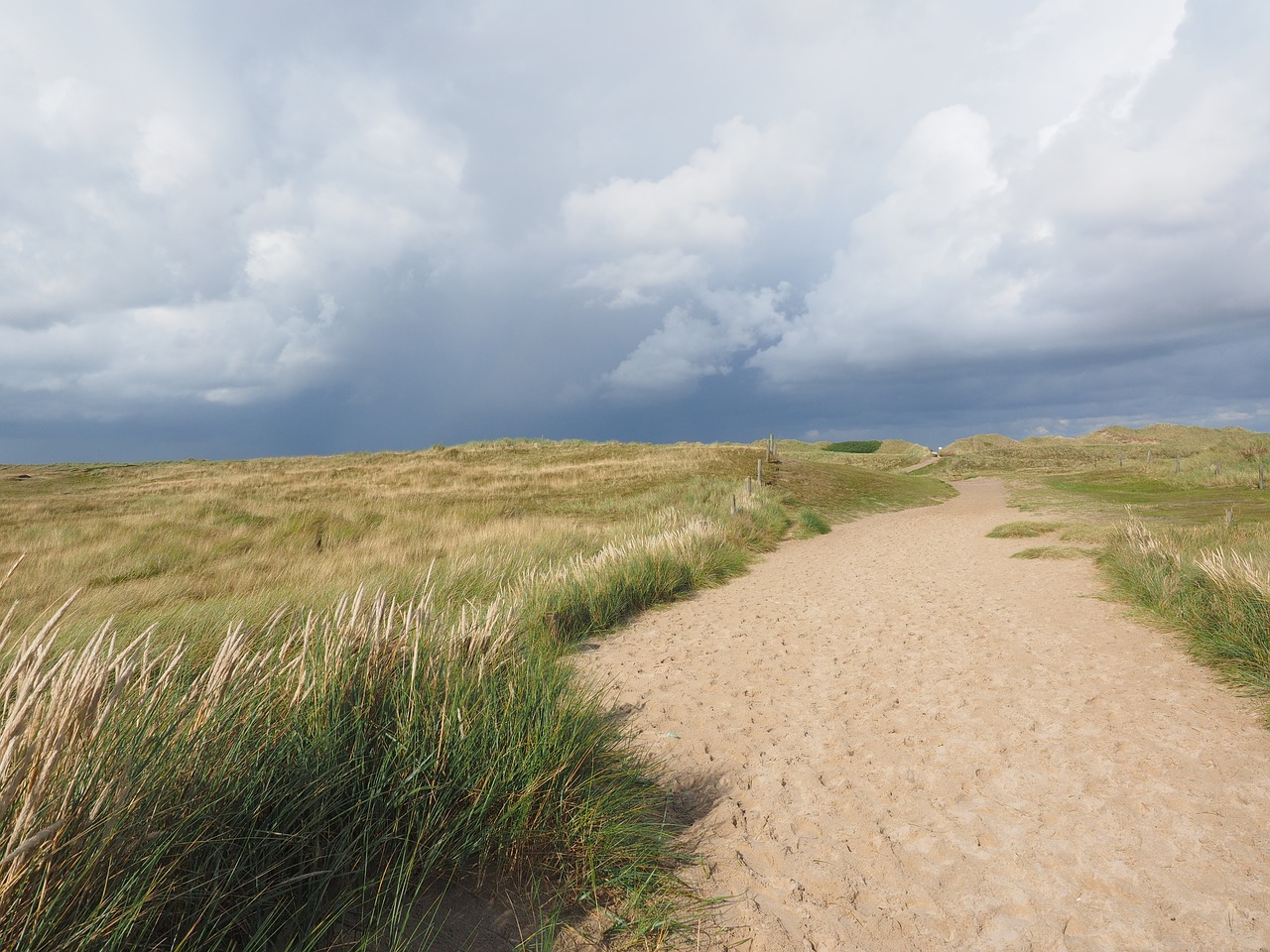 dune landscape trail sylt free photo