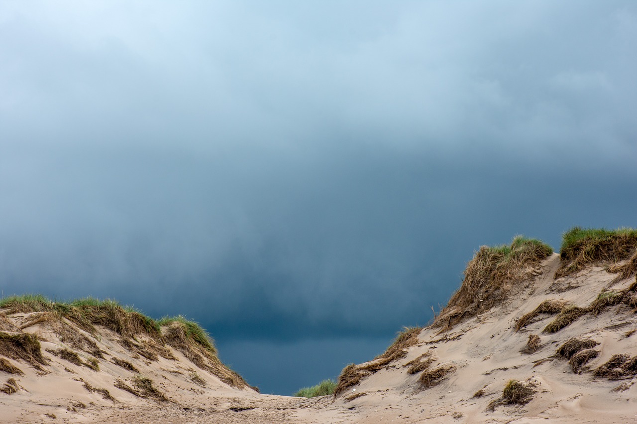 dunes  air  nature free photo