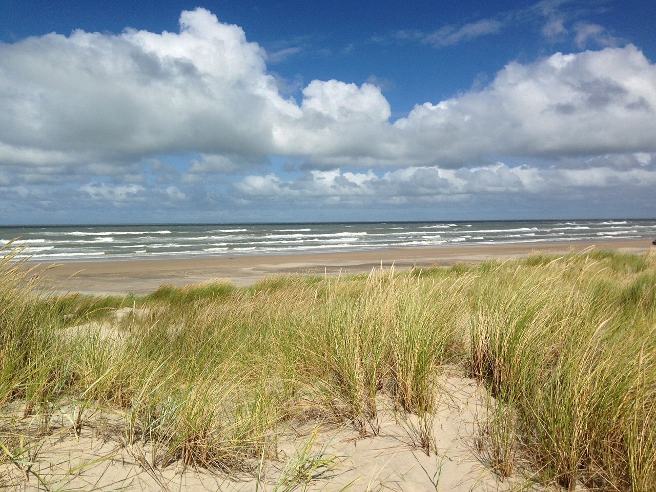 dunes sky denmark free photo