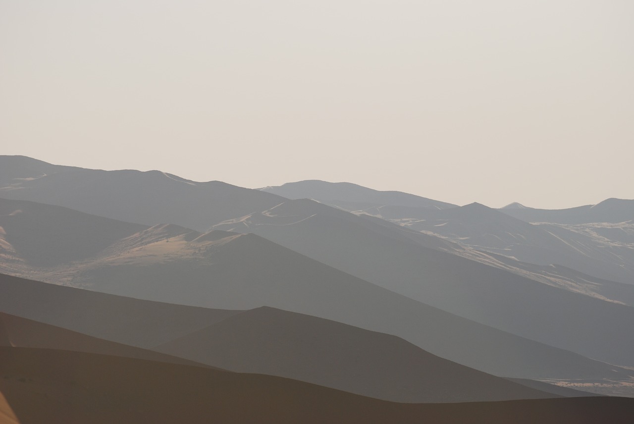 dunes desert nature free photo