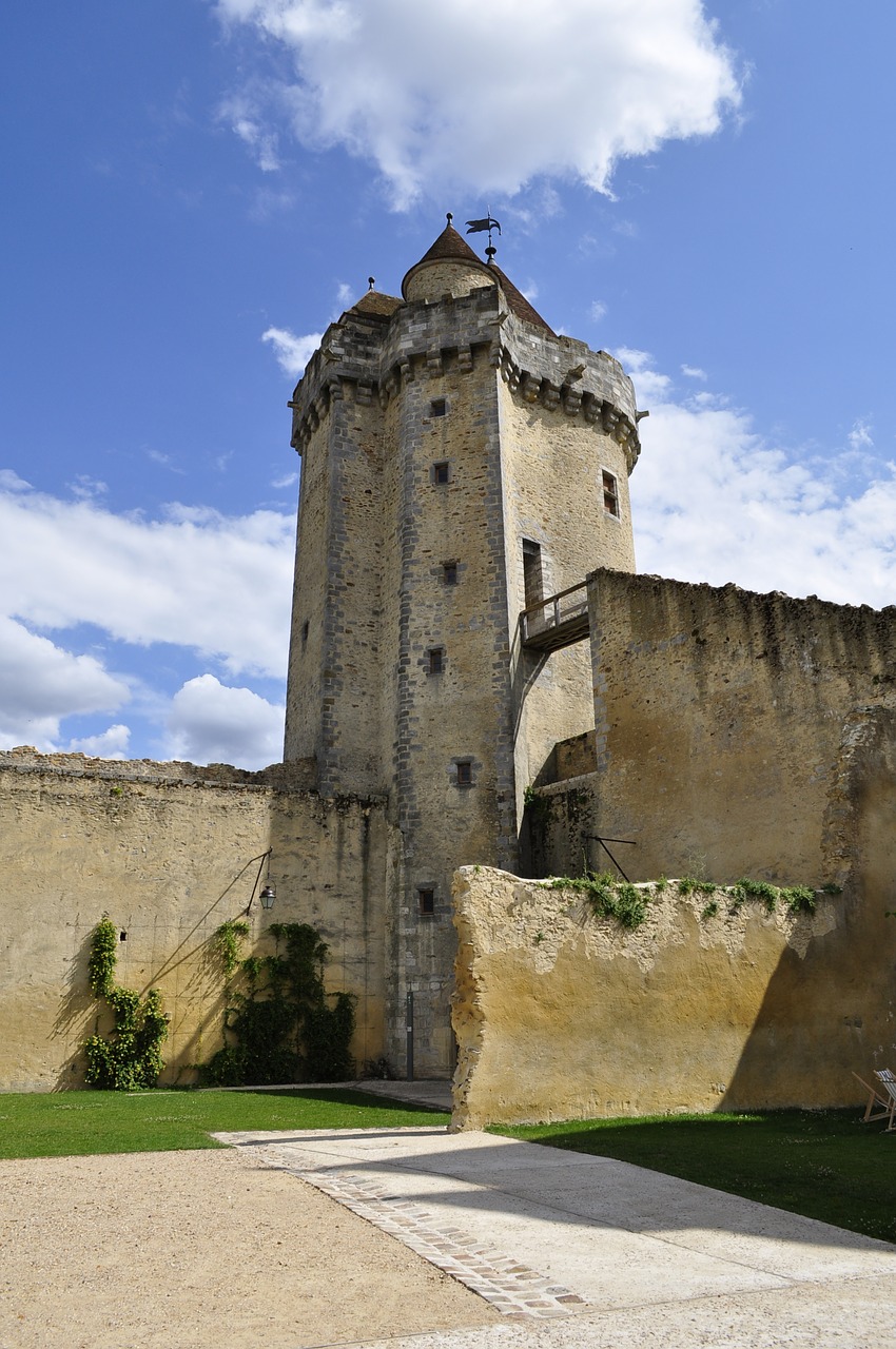 dungeon of blandy les tours seine and marne france free photo