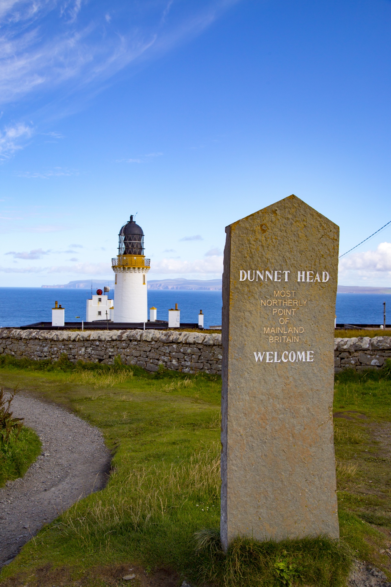 lighthouse scotland sea free photo