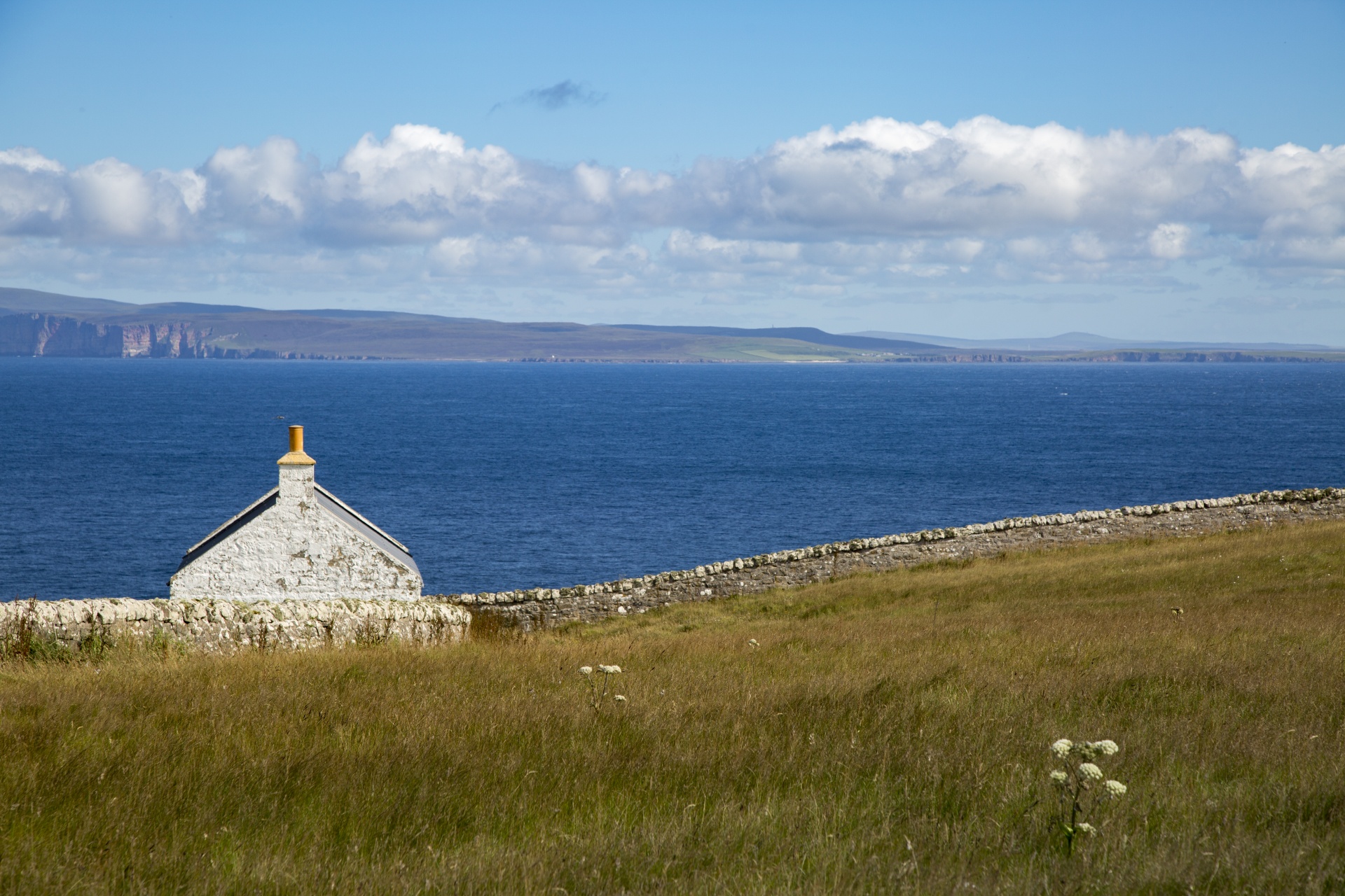 lighthouse scotland sea free photo