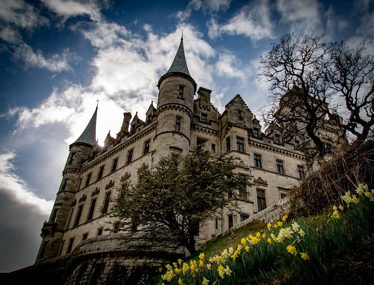 dunrobin castle castle chateau free photo