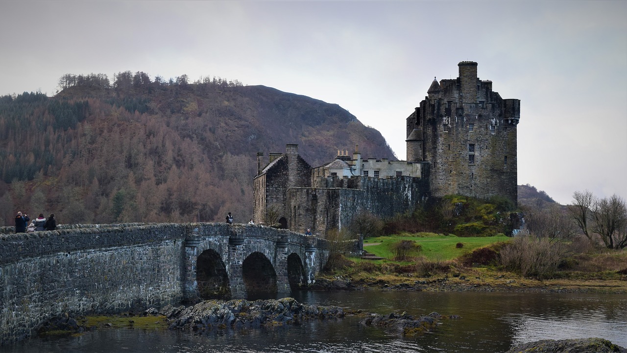 dunvegan castle  scotland  isle of skye free photo