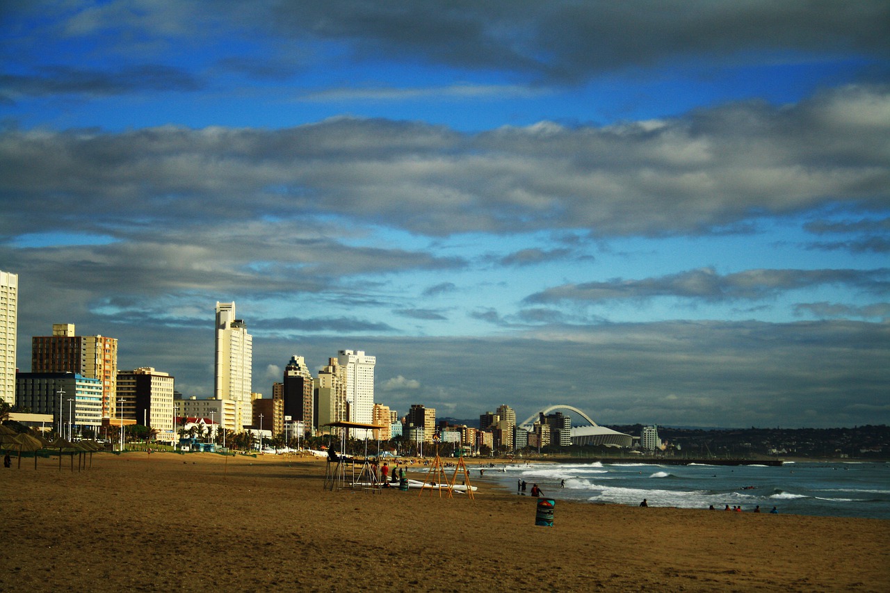 durban  south africa  beachfront free photo