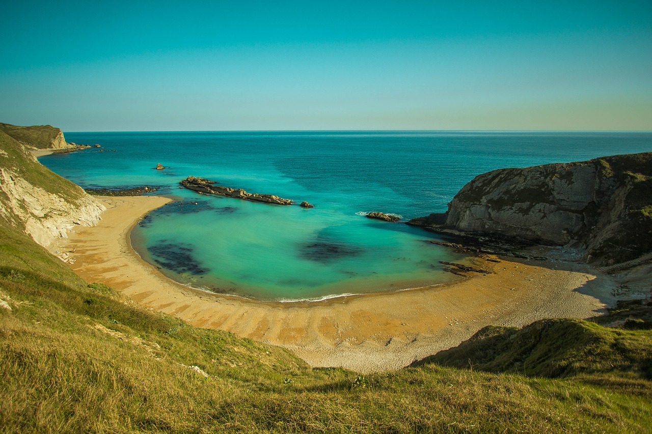 durdle door lulworth cove ocean free photo