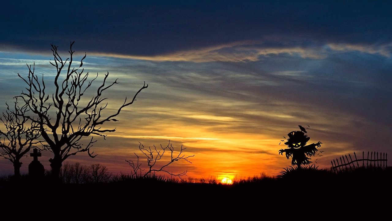 dusk sunset landscape free photo