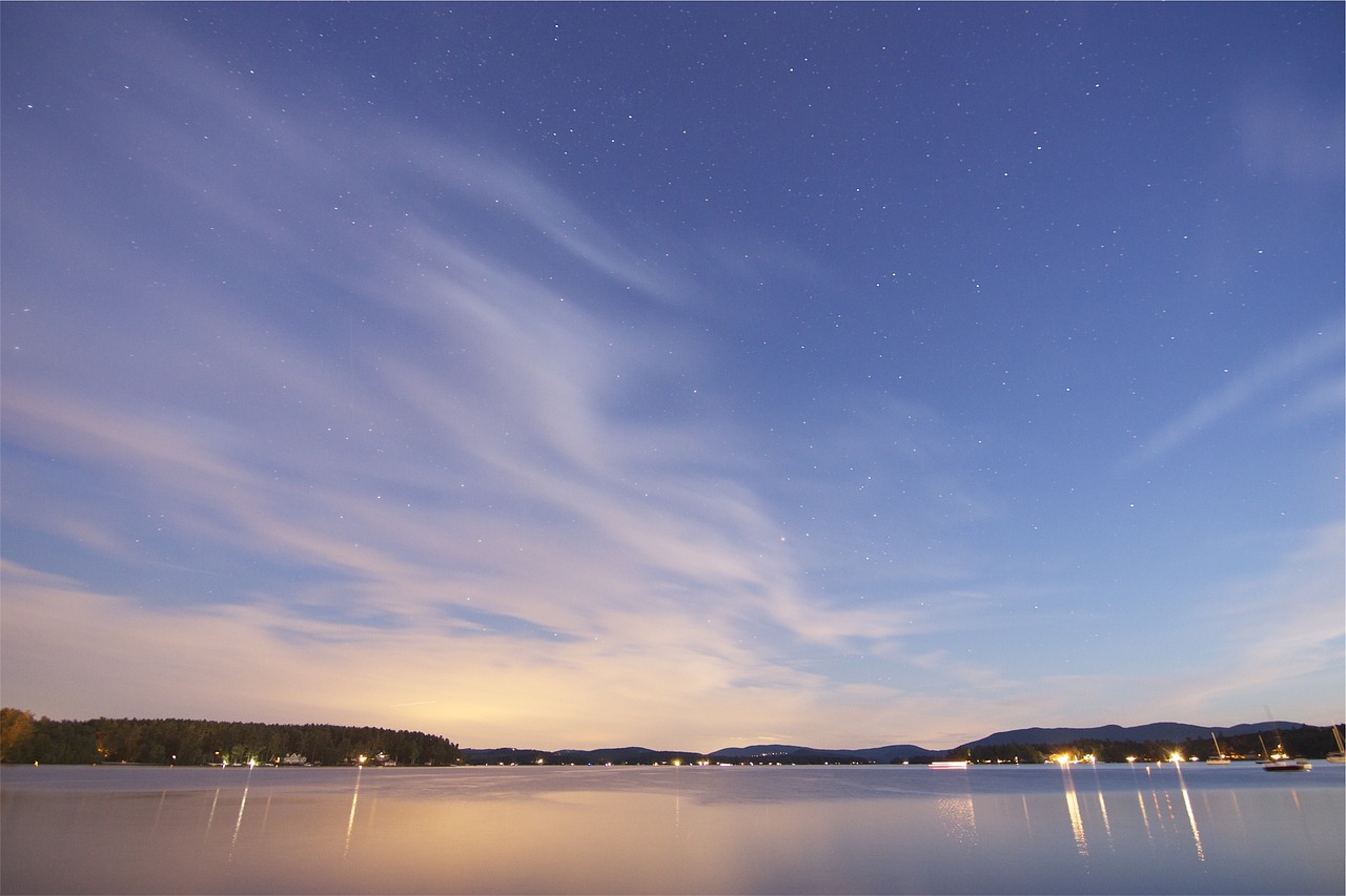 dusk sky clouds free photo