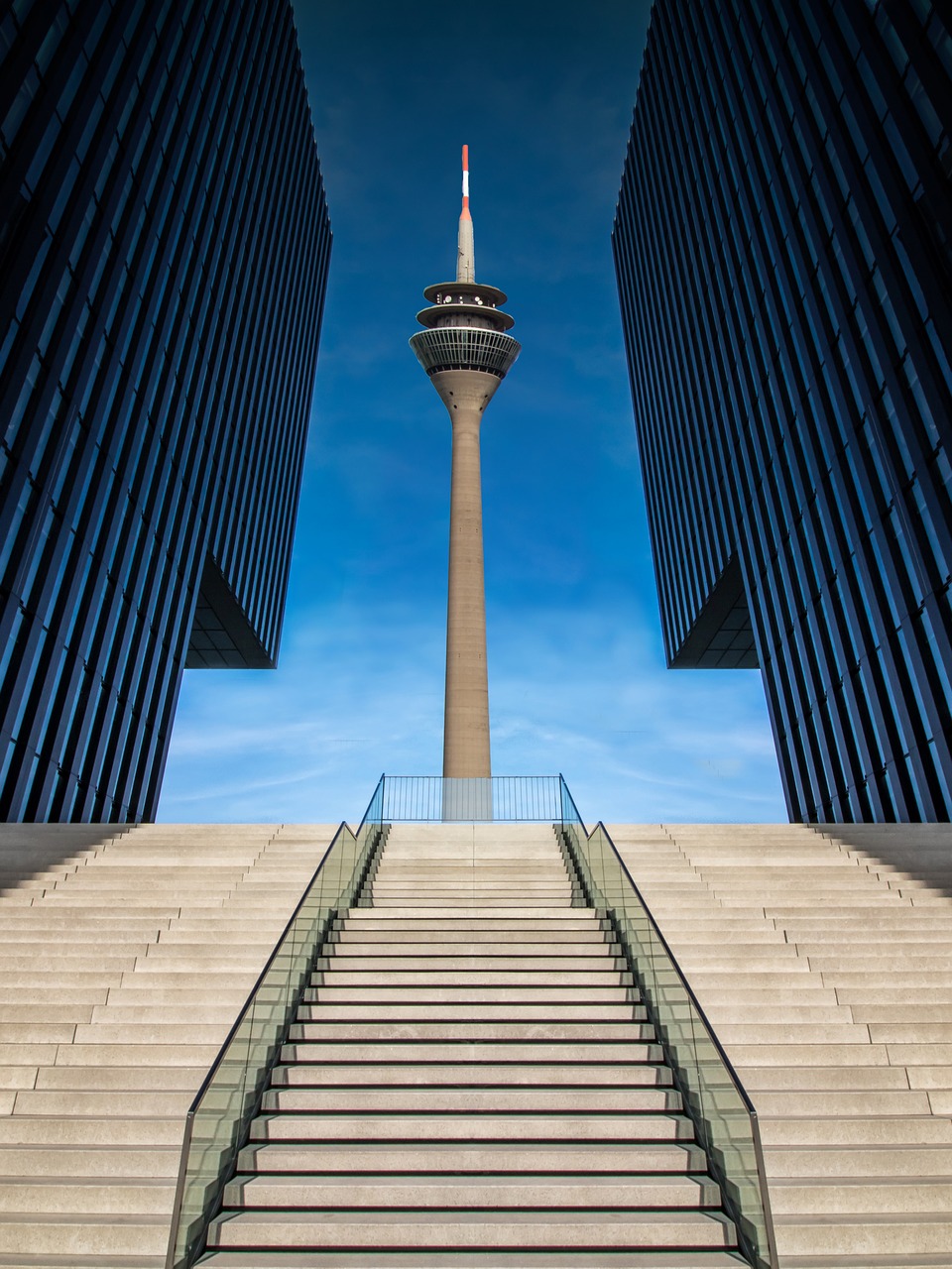 düsseldorf media harbour architecture free photo