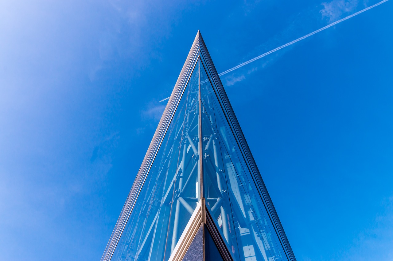 düsseldorf  city gate  abstract free photo