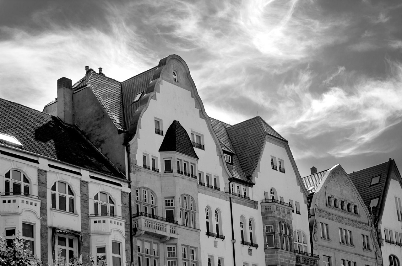 düsseldorf homes city free photo
