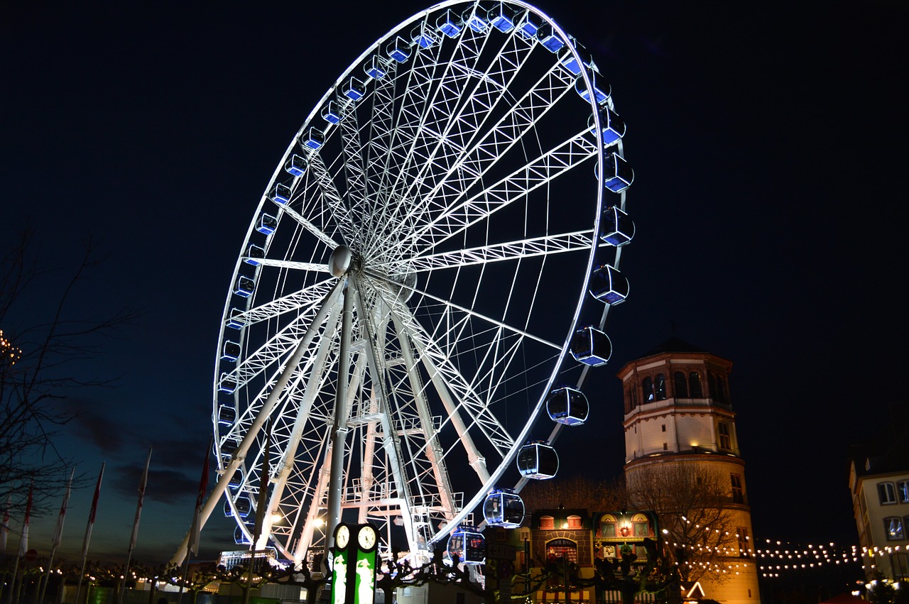 dusseldorf big wheel wheel of vision free photo