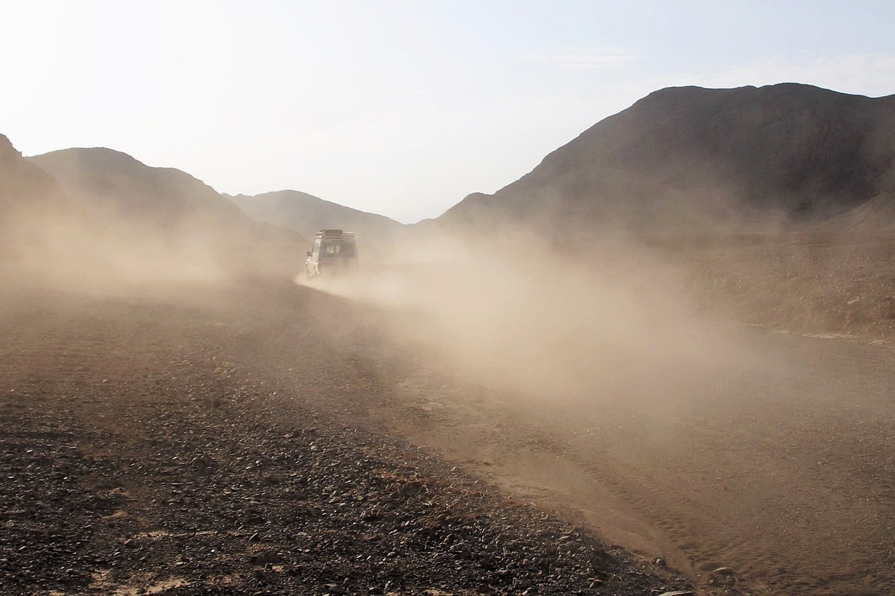 dust desert trip free photo