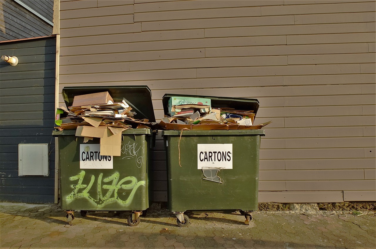 dustbin garbage waste free photo