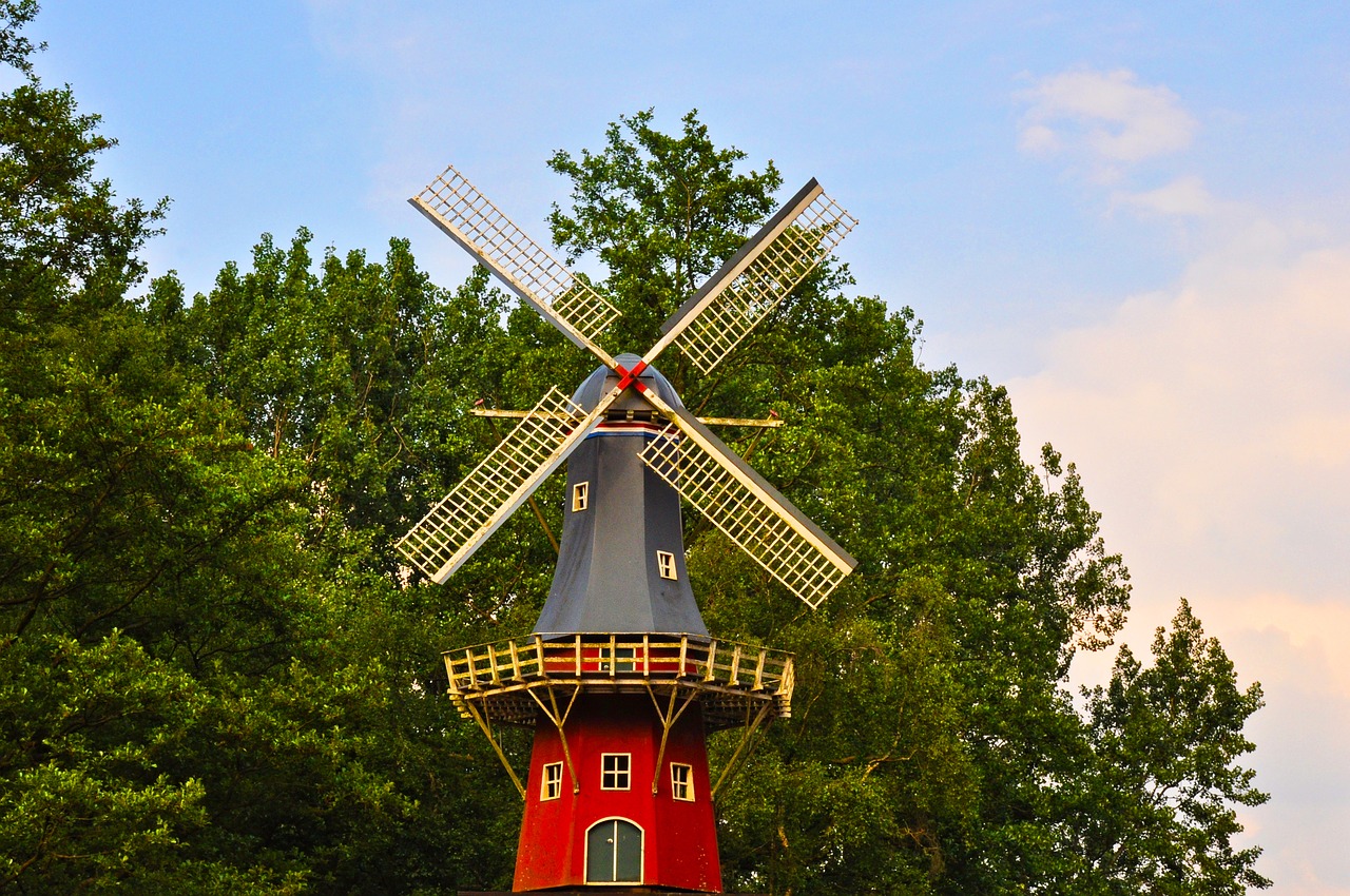 dutch windmill  windmill  mill free photo