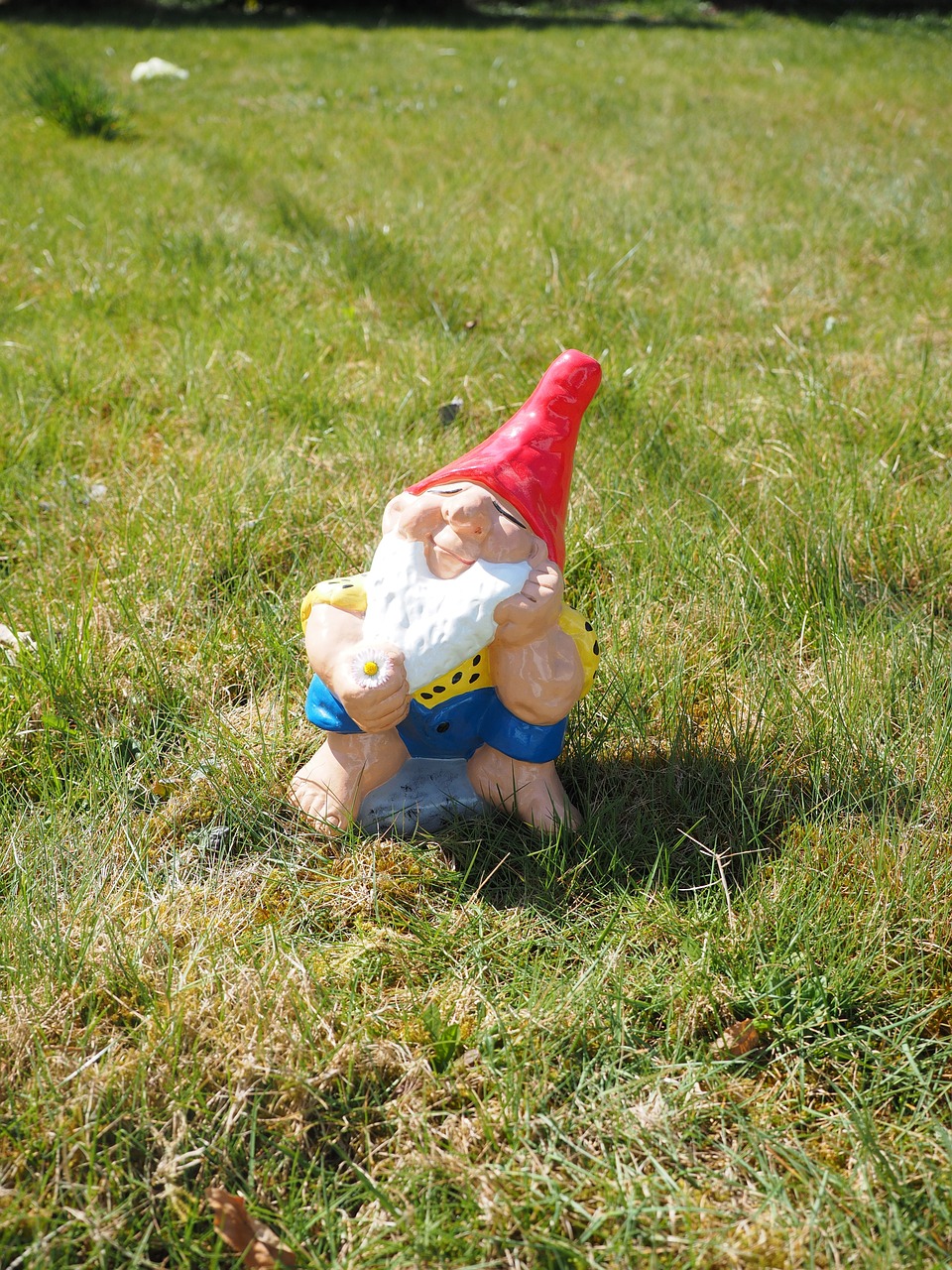 dwarf garden gnome satisfied free photo